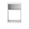 STIV Möbel | Table de chevet 30x32x41 cm Blanc Mat | Table Voir les images du produit 3