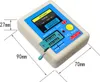 A multi-function tester device with a screen and various ports, shown with dimensions indicated. Podgląd zdjęcia produktu