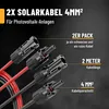 ABSINA Solarkabel-Set 910001, MC4, 2x 2 m, 4 mm² Produktbild-Vorschau 6