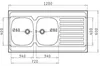 Held Möbel Spülenschrank inkl Spüle Keine BxTxH 120 x 60 x Produktbild-Vorschau 2