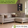 Coemo Eckregal Corner 60 aus Holz 3 Etagen Schwarz Produktbild-Vorschau 3