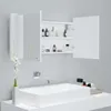 The Living Store Mobile specchio bagno LED bianco 90x12x45 Anteprima dell’immagine prodotto 4