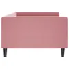 vidaXL Tagesbett Rosa 100x200 cm Samt Produktbild-Vorschau 4