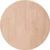 A circular wooden tabletop with a natural wood grain pattern. Náhled obrázku produktu