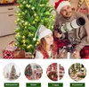 A collage of Christmas-themed images, including a family looking through a telescope, a decorated Christmas tree in a living room, a fireplace with decorations, a staircase with a wreath, and a dining table set for a festive meal. Voir les images du produit