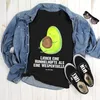 Mr. & Mrs. Panda Größe L T-Shirt Avocado Pfeifen - Schwarz Produktbild-Vorschau 2