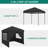 Balconera Pavillon 2,5x2,5m Faltpavillon mit Seitenteilen, Produktbild-Vorschau 4