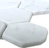 Mosaikfliesen Marmor Wutach Hexagon Weiss Carrara Produktbild-Vorschau 1