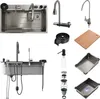 A collage of various kitchen sink components and accessories. Náhľad obrázku produktu