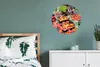 MuchoWow® Aluminium Wandkreis Markt - Obstkisten - Gemüse Ø Produktbild-Vorschau 4