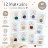 MilaBoo® 12er Set Mutsteine – Glückssteine mit Karte, Produktbild-Vorschau 4