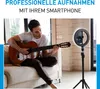 Grundig Selfie Ringlicht mit Stativ 210 cm - Handy Stativ Produktbild-Vorschau 5