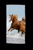Beach towel Good Morning 75x150 cm - horses Produktbild-Vorschau 3