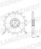 Ritzel Supersprox 520 - 14Z CST-1539:14|feinverzahnt Produktbild-Vorschau 2