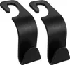Two black car seat organizer hooks are shown against a white background. Produktbild-Vorschau