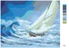 Zuty - Malen nach Zahlen - SEGELSCHIFF AUF STÜRMISCHEM SEE Produktbild-Vorschau 3