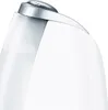A close-up view of the top of a white humidifier with a silver accent. Podgląd zdjęcia produktu