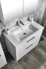 Aqualine ZUNO 85 Keramik-Waschtisch 85x45cm, weiß Produktbild-Vorschau 2