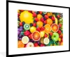 MuchoWow® Gerahmtes Poster Apfel - Weintrauben - Obst 90x60 Produktbild-Vorschau 1