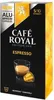 A box of Cafe Royal Espresso aluminum capsules. Voir les images du produit