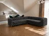 Ecksofa Moet L-Form dunkelgrau 323x323 cm groß – Produktbild-Vorschau 6