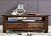 MASSIVMOEBEL24 Couchtisch Sheesham 115x60x45 braun lackiert Produktbild-Vorschau 2