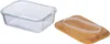 Brotdose / Brotzeitbox aus Borosilikatglas mit Bambusdeckel Produktbild-Vorschau 2