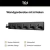 TOJ Living: Appendiabiti a parete da 39 cm – Barra Anteprima dell’immagine prodotto 3