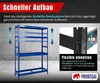 Reifenregal TIGER mit Fachböden | HxBxT 180x120x40cm | bis Produktbild-Vorschau 6
