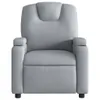 The Living Store Relaxsessel Hellgrau Stoff Produktbild-Vorschau 4