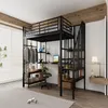 Hoogslaper 120x200 cm, zwart, donker, van ijzer en MDF, met Productafbeelding-voorbeeld 10