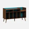 sweeek - Zweifarbiger Vintage XL Schallplattenschrank mit Produktbild-Vorschau 1