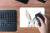 MuchoWow® Mauspad Mousepad Kaninchen - Tiere - Natur - Weiß Produktbild-Vorschau 4