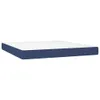vidaXL Boxspringbett mit Matratze Blau 160x200 cm Stoff -  Produktbild-Vorschau 6