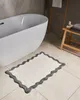 BELIANI Badematte Beige/Grau Baumwolle 60 x 90 cm Produktbild-Vorschau 2