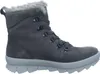 A single gray boot with fur trim is shown against a white background. Produktbild-Vorschau