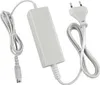 A white power adapter with two cables, one with a European plug and the other with a USB-C connector, is shown against a white background. Produktbild-Vorschau