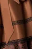 Dirndline Dirndl mit Bluse Braun - Schwarz - XL Produktbild-Vorschau 5