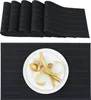 relaxdays 10020505_46 relaxdays Platzset   schwarz Anteprima dell’immagine prodotto 1