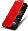 Cadorabo Hülle für Sony Xperia Z Schutz Hülle in Rot Produktbild-Vorschau 2