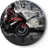 Wanduhr - Rund - Glasuhr - Sport Rennen Motorrad Reise - Produktbild-Vorschau 1