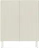 Highboard MUTI 99 cm kaschmir riffeloptik Push-to-Open Produktbild-Vorschau 4