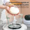 AIORBER Robot de cuisine 4 vitesses avec bol en verre, Voir les images du produit 2