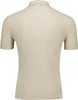 Born with Appetite Polo beige einfarbig normale Passform Produktbild-Vorschau 2