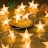 Uping Led Lichterkette Sterne 30er Batterienbetriebene für Produktbild-Vorschau 3