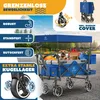 KESSER® Bollerwagen Faltbar GTS-9100 mit Dach Handwagen Produktbild-Vorschau 3
