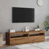 "Rabatt" TV-Schränke mit LED-Leuchten 2 Stk. Artisan-Eiche Produktbild-Vorschau 1