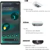 A smartphone screen protector is shown with its features highlighted through text and diagrams. Anteprima dell’immagine prodotto