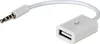 Kabel adapter Akyga AK-AD-24 USB 2.0 A(F) - mini Jack(M) Podgląd zdjęcia produktu 2