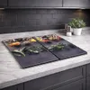 HI - Herdabdeckplatten Glas 2tlg 52x30cm mit rutschfesten Produktbild-Vorschau 3